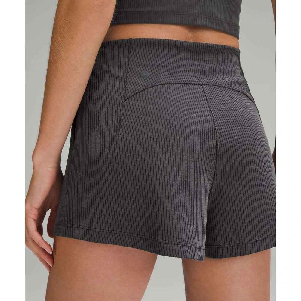 Lululemon Softstreme Ribbed High Rise Shorts 2
